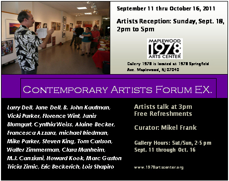 cafe_x_invite Group Art Show at 1978 Gallery, September 18, 2011